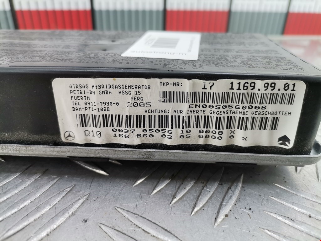 Подушка безопасности в дверь MERCEDES-BENZ Vaneo 2001-2005