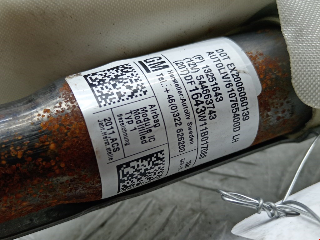 Подушка безопасности боковая (шторка) CHEVROLET Orlando 2011-2015