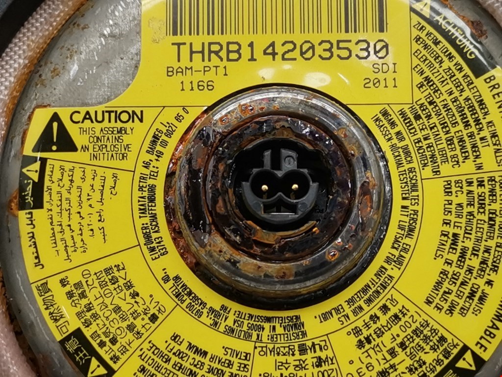 Подушка безопасности в рулевое колесо OPEL Meriva B 2010-2018