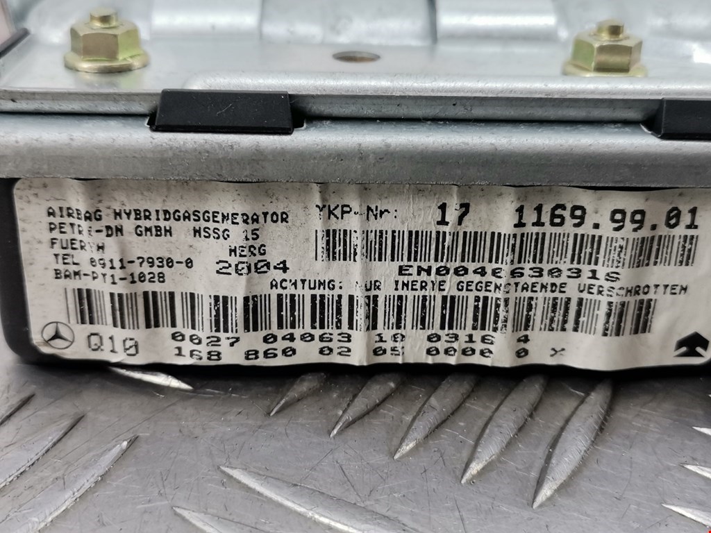 Подушка безопасности в дверь MERCEDES-BENZ A-Class W168 1997-2004