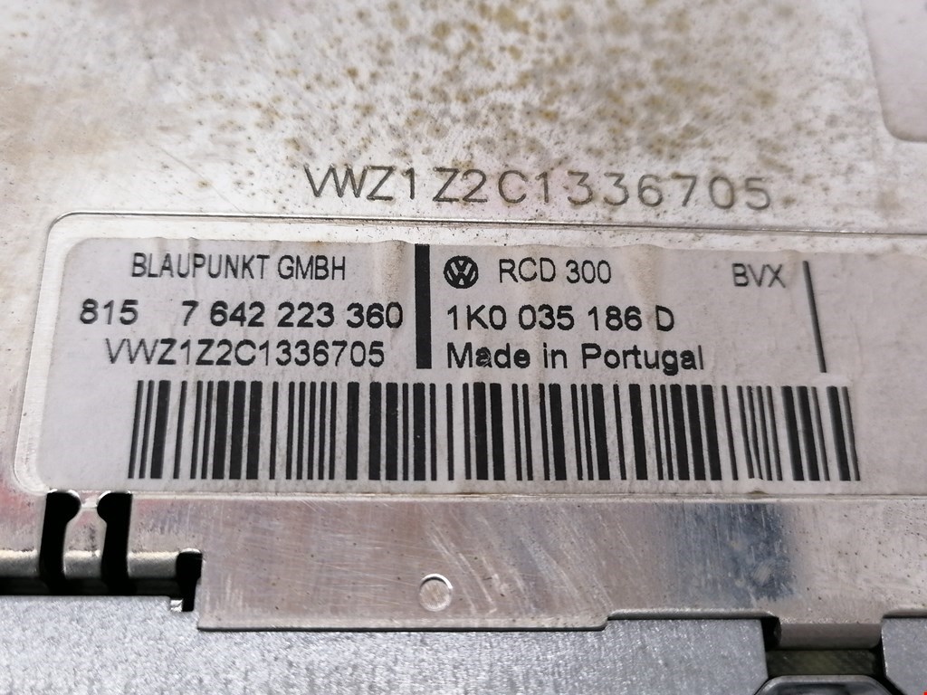 Магнитола VOLKSWAGEN Touran 2003-2010