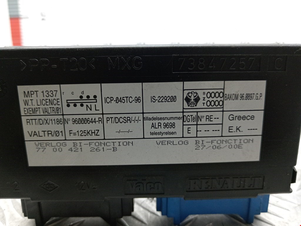 Блок комфорта RENAULT Laguna 1993-2000