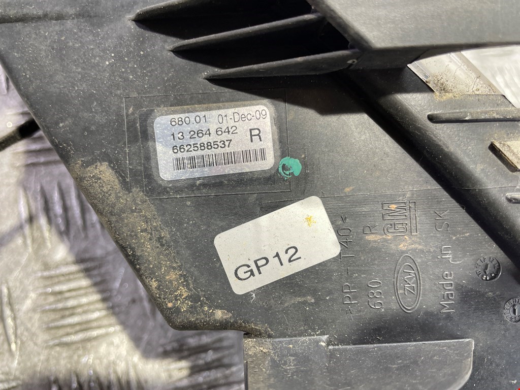 Фара противотуманная правая (ПТФ) OPEL Astra J 2009-2017