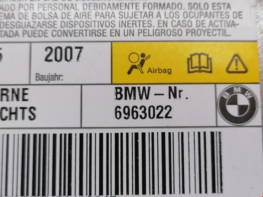 Подушка безопасности в дверь BMW 5er 5 серия E60/E61 2003-2010