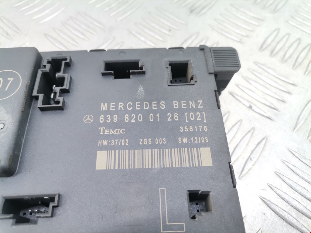 Подушка безопасности в дверь MERCEDES-BENZ Vito W639 2003-2014