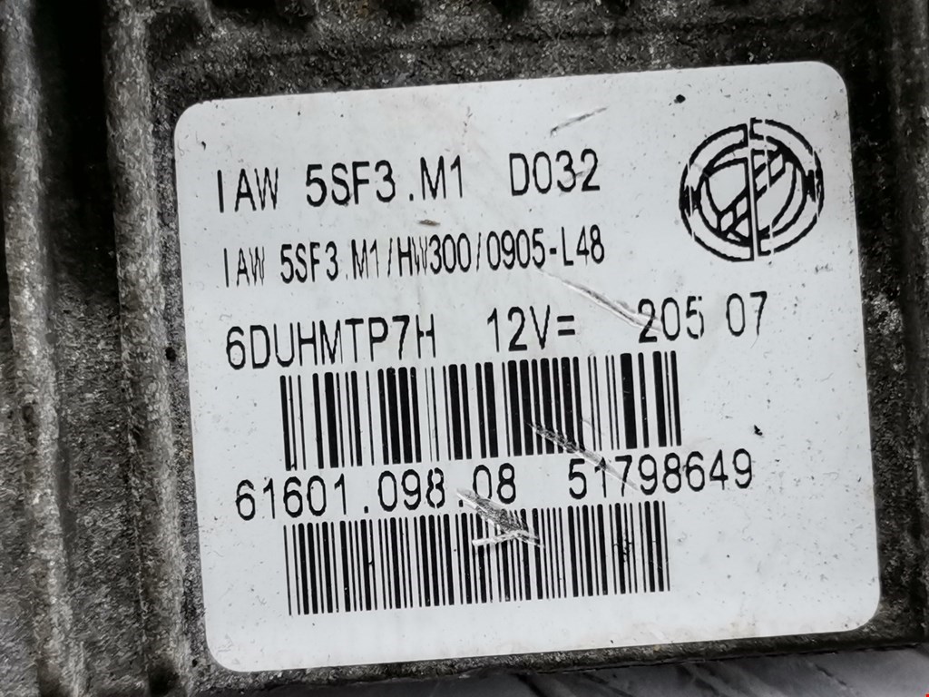 Блок управления двигателя (ЭБУ) FIAT Grande Punto 2005-2009