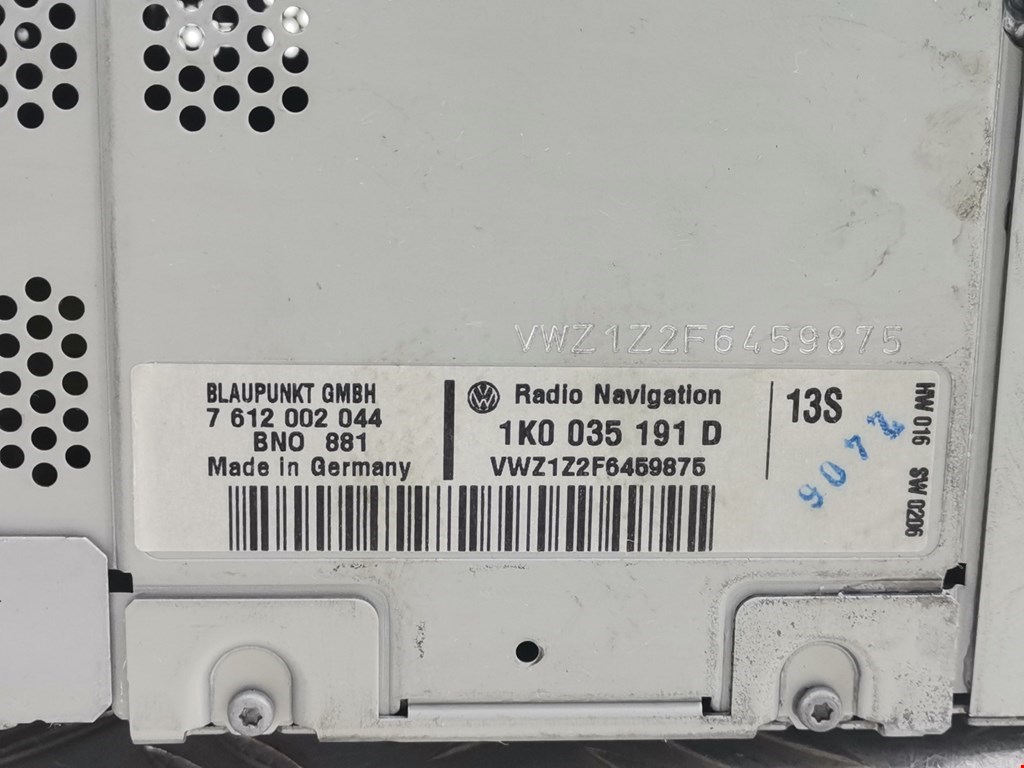 Магнитола VOLKSWAGEN Touran 2003-2010