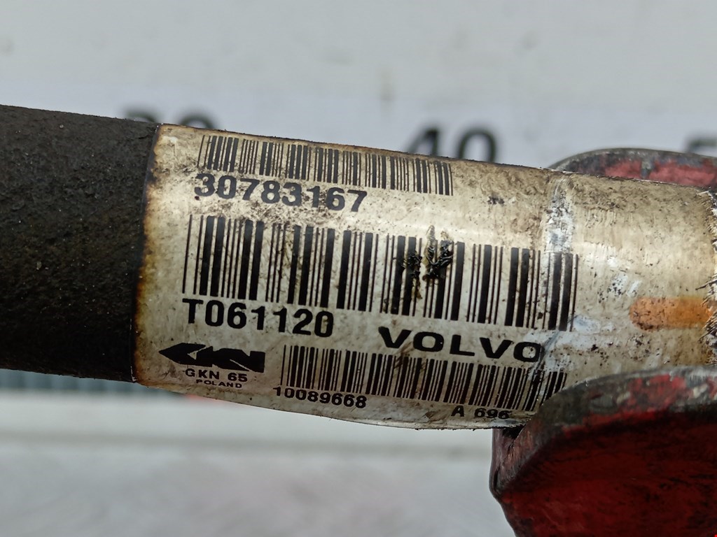 Полуось (привод, приводной вал) передняя левая VOLVO C30 2006-2013