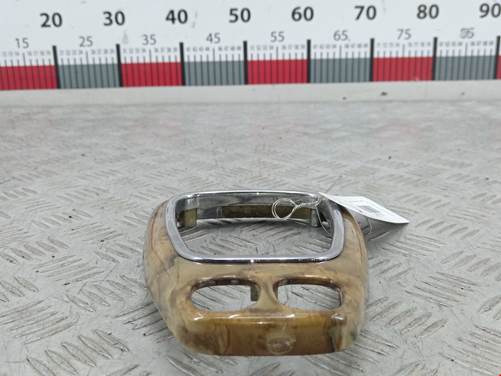 Накладка декоративная на кулису (рамка рычага КПП) Jaguar S-Type (1998-2008)