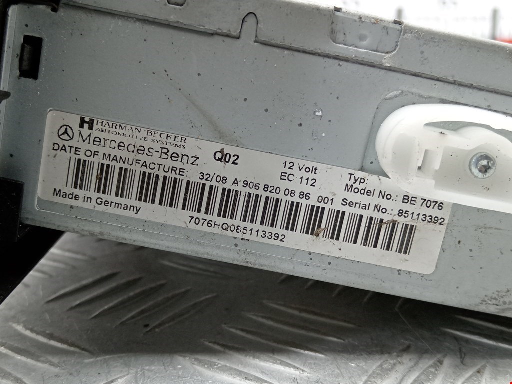 Магнитола MERCEDES-BENZ Sprinter 906 2006-2018