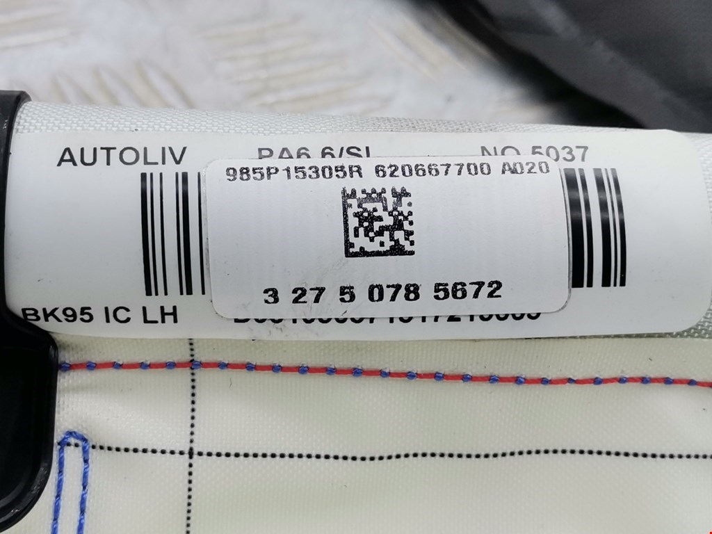 Подушка безопасности боковая (шторка) RENAULT Megane III 2009-2016