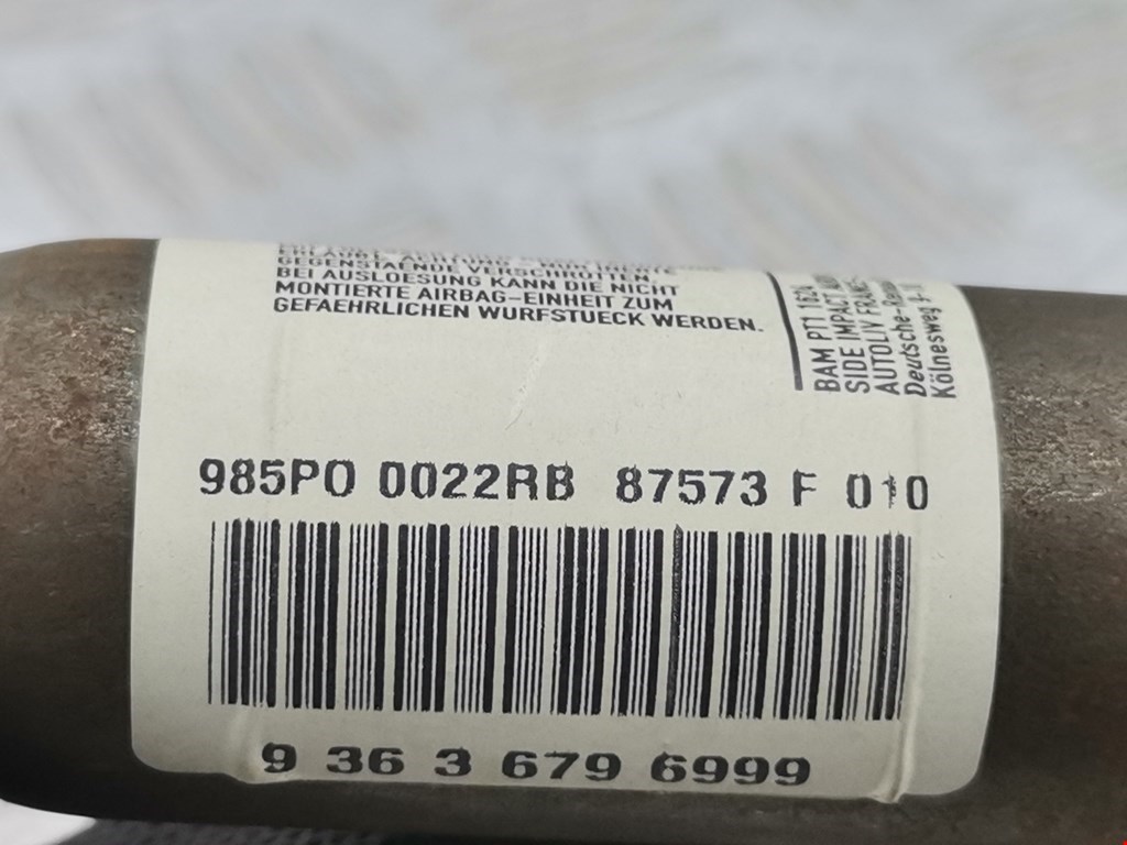 Подушка безопасности боковая (шторка) RENAULT Megane III 2009-2016