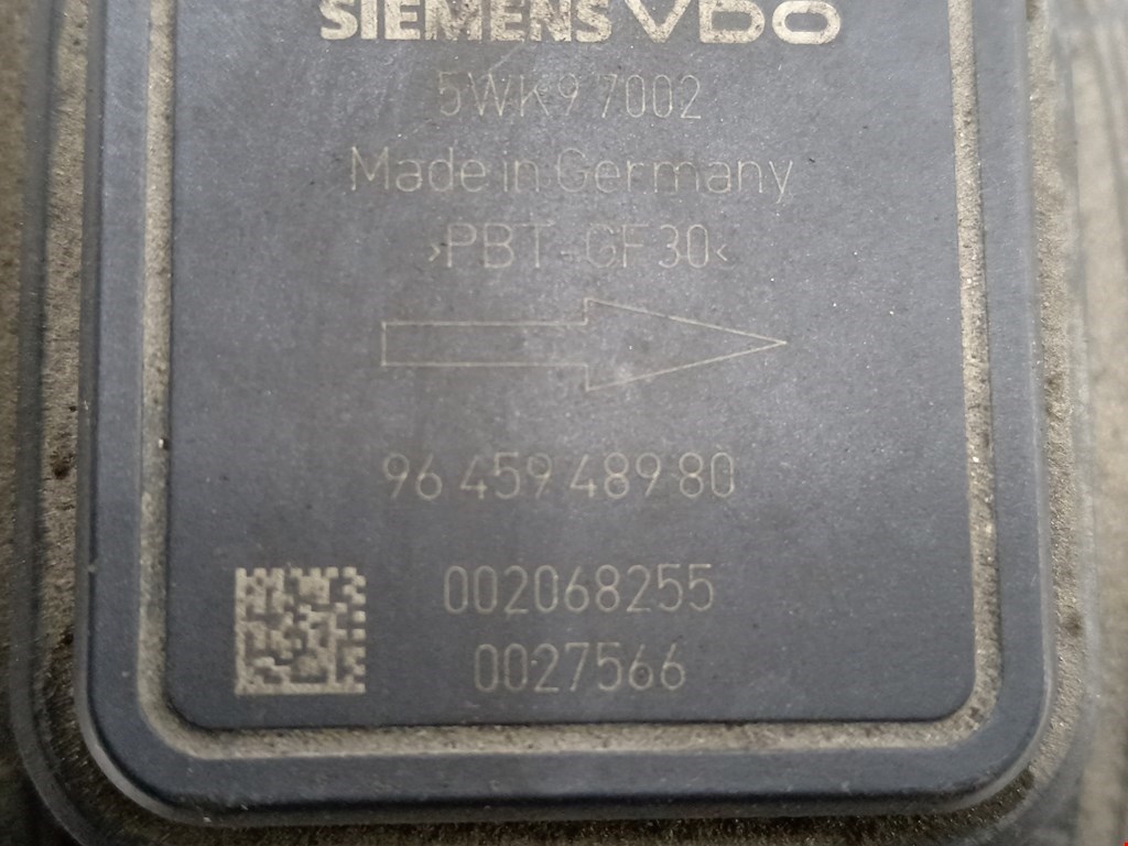 Расходомер воздуха (массметр, датчик ДМРВ) PEUGEOT 807 2002-2014