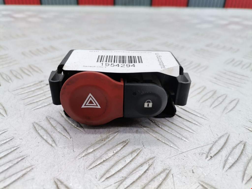 Кнопка аварийной сигнализации (аварийки) RENAULT Clio 2005-2012