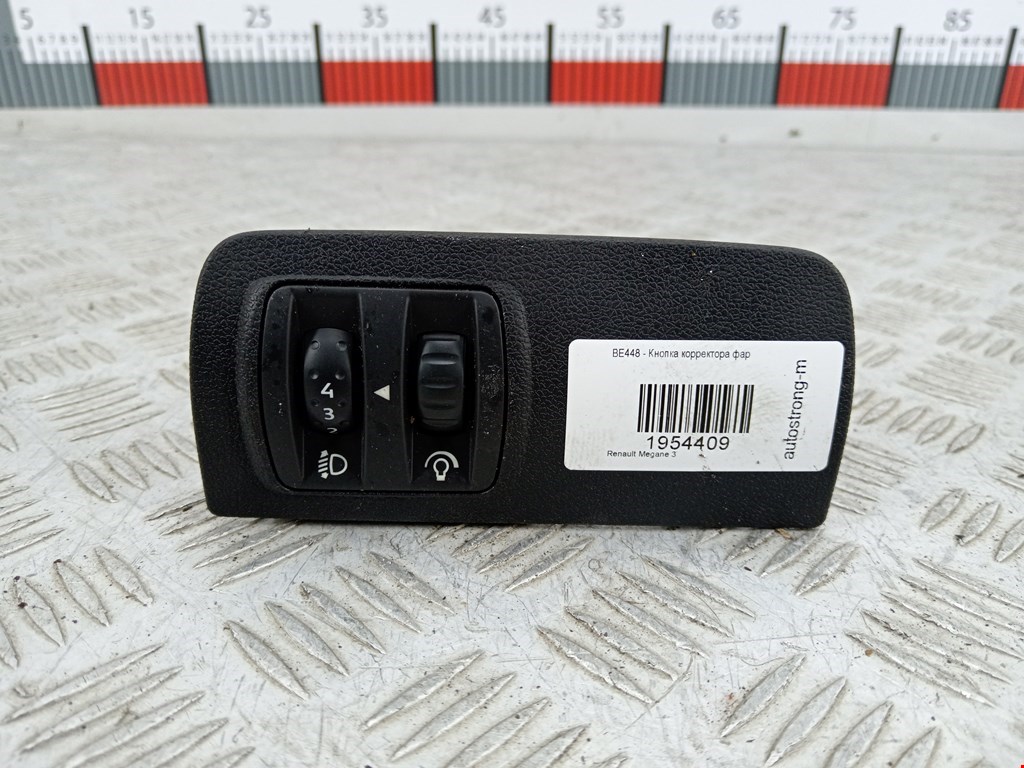 Кнопка корректора фар RENAULT Megane III 2009-2016