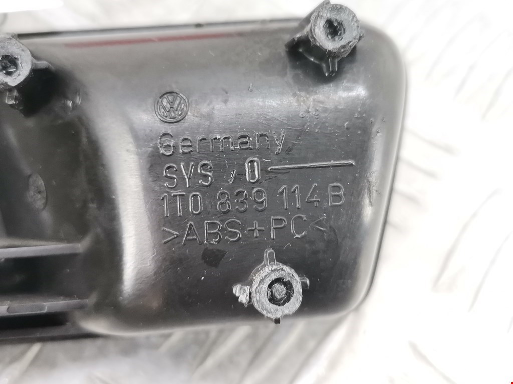 Ручка дверная задняя внутренняя правая VOLKSWAGEN Touran 2003-2010