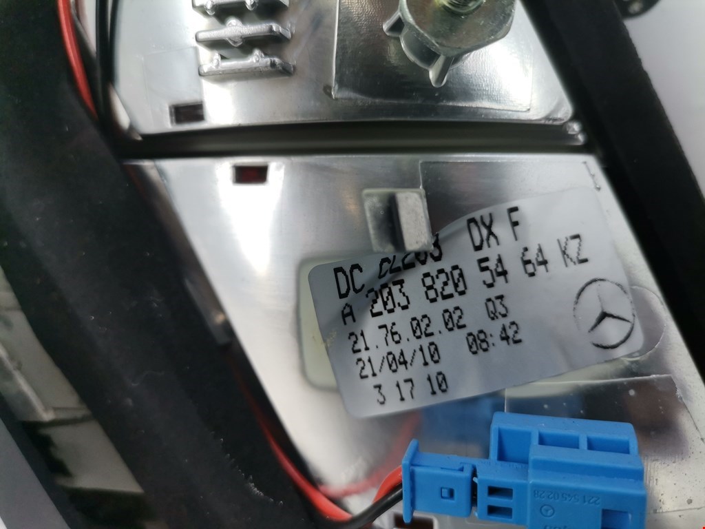 Фонарь задний внутренний правый MERCEDES-BENZ CLC-Class CL203 2008-2011