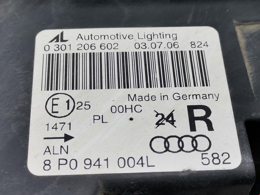 Фара правая AUDI A3 8P 2003-2013