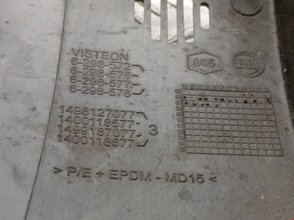 Кожух рулевой колонки PEUGEOT Expert II 2007-2016