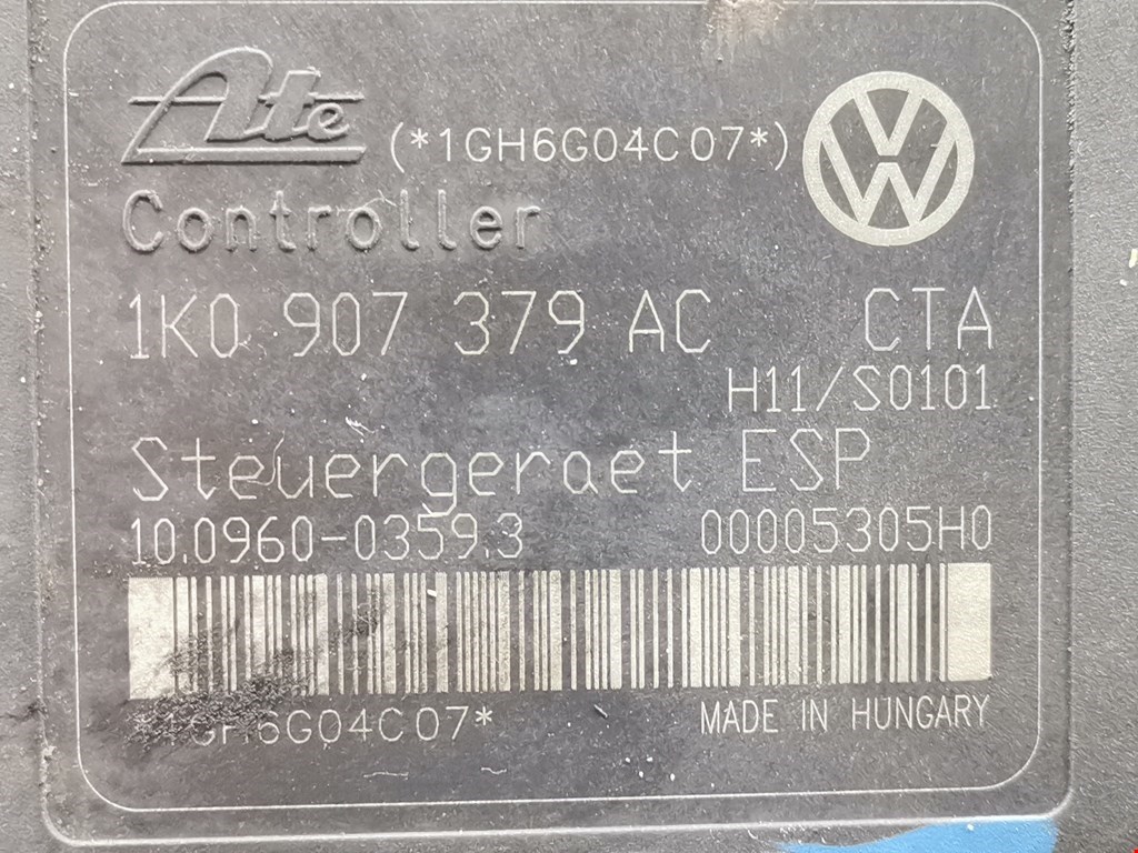 Блок ABS (насос) VOLKSWAGEN Golf V 2003-2009