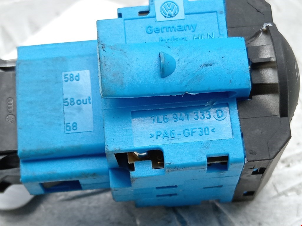 Кнопка корректора фар VOLKSWAGEN Touareg 2002-2010