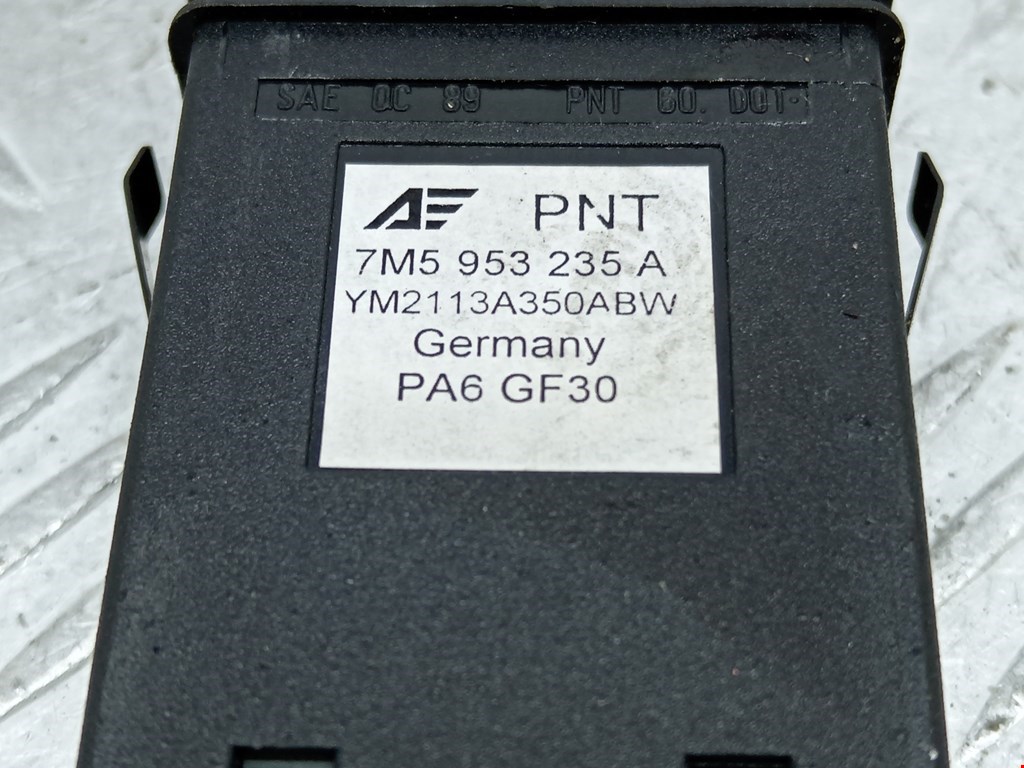 Кнопка аварийной сигнализации (аварийки) FORD Galaxy 1995-2005