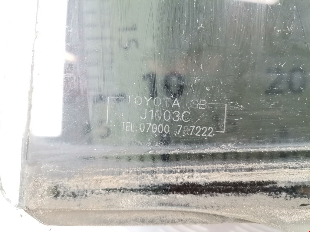 Стекло двери заднее левое TOYOTA Land Cruiser Prado 120 2002-2009