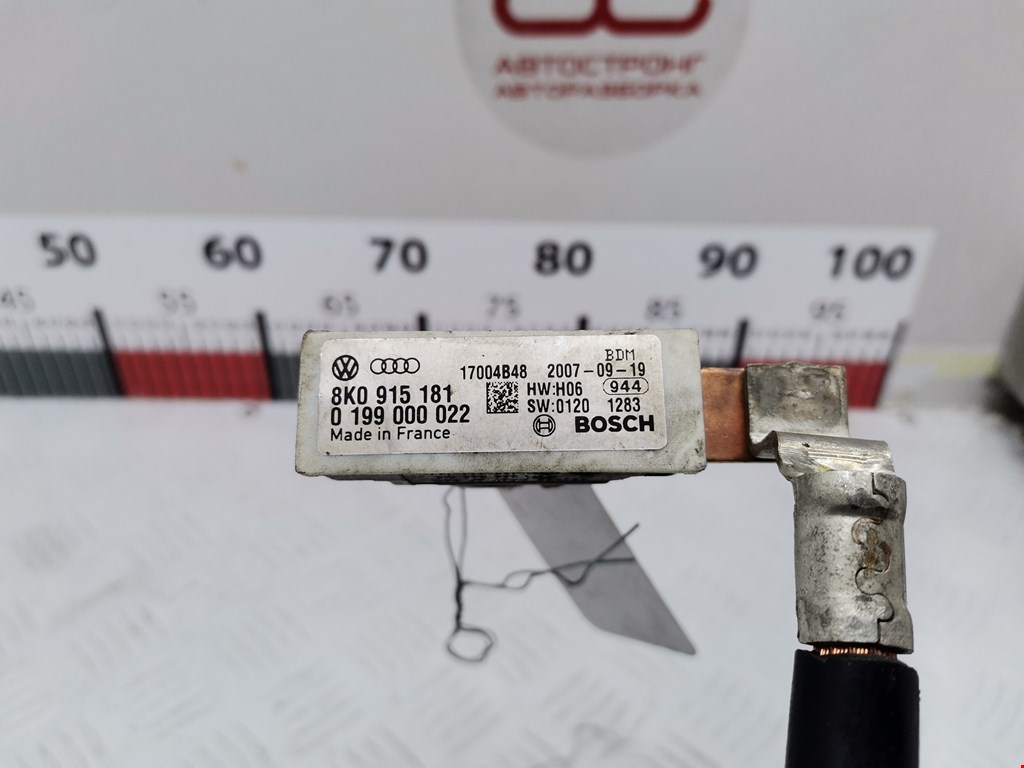 Клемма аккумулятора (минус) - AUDI A5 2007-2016