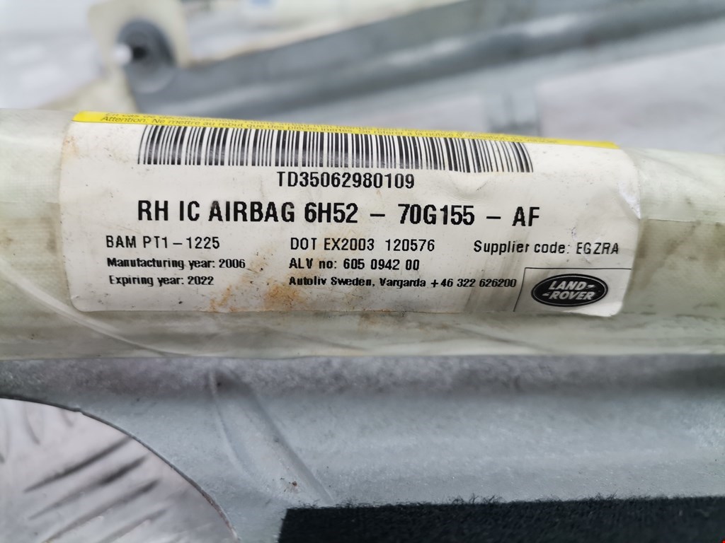 Подушка безопасности боковая (шторка) LAND ROVER Freelander II 2006-2014