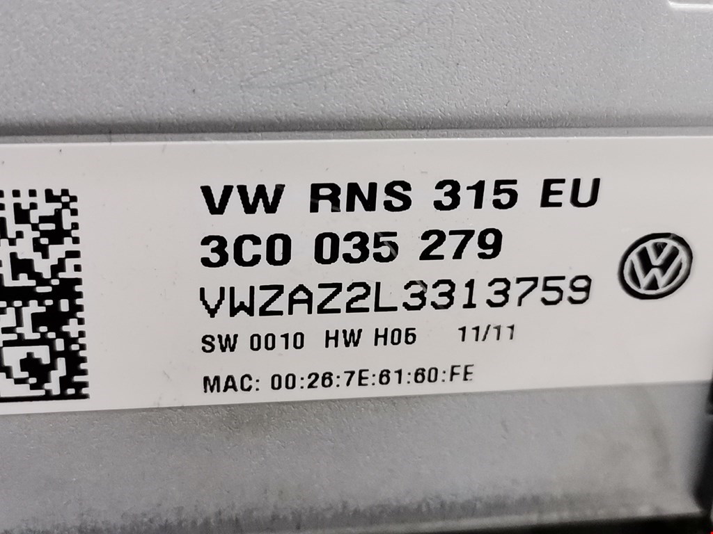 Магнитола VOLKSWAGEN Passat B7 2011-2015