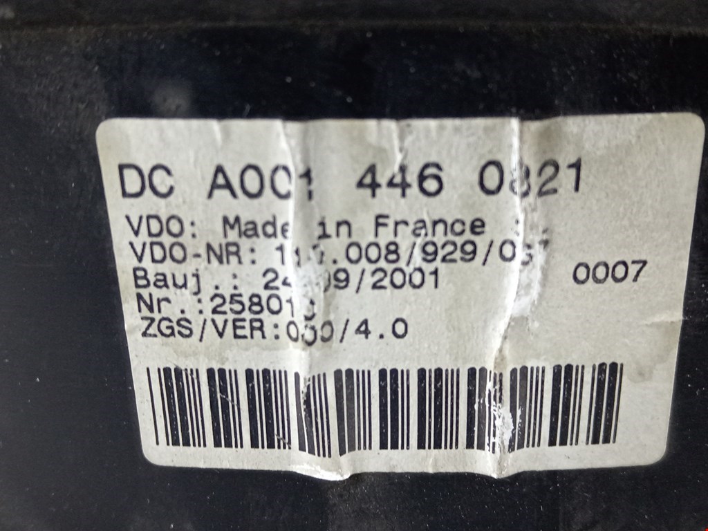 Панель приборов (щиток) MERCEDES-BENZ Sprinter 901-905/Classic 909 1995-2006