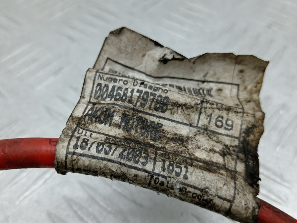 Клемма аккумулятора (плюс) + FIAT Panda 2003-2012