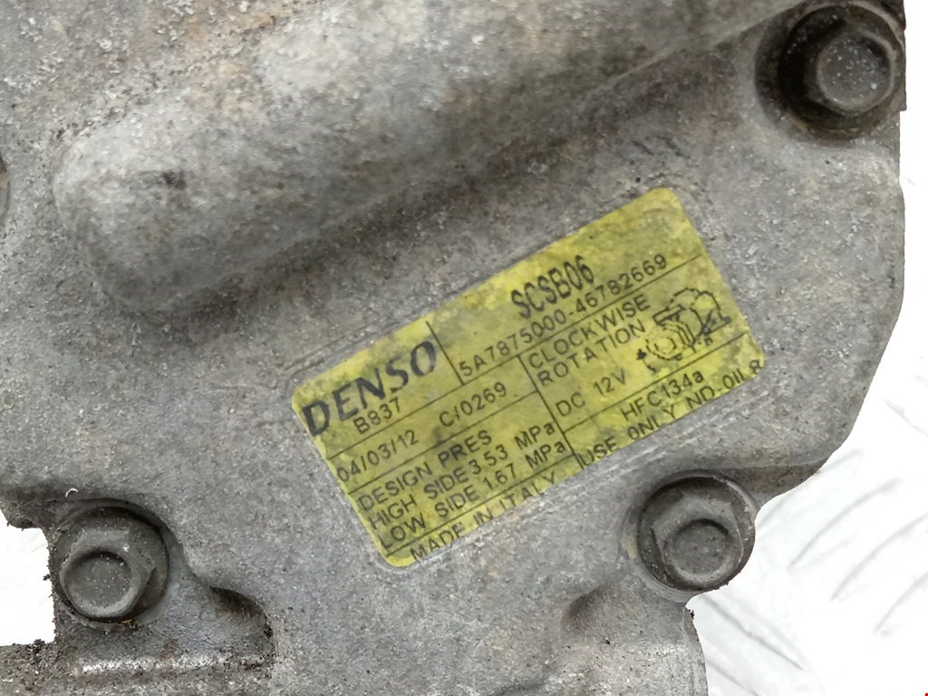 Компрессор кондиционера (системы кондиционирования) FIAT Panda 2003-2012