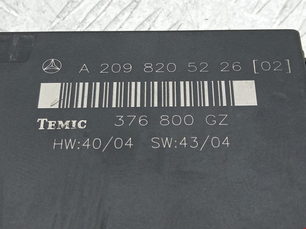 Блок комфорта MERCEDES-BENZ CLK-Class W209 2002-2009