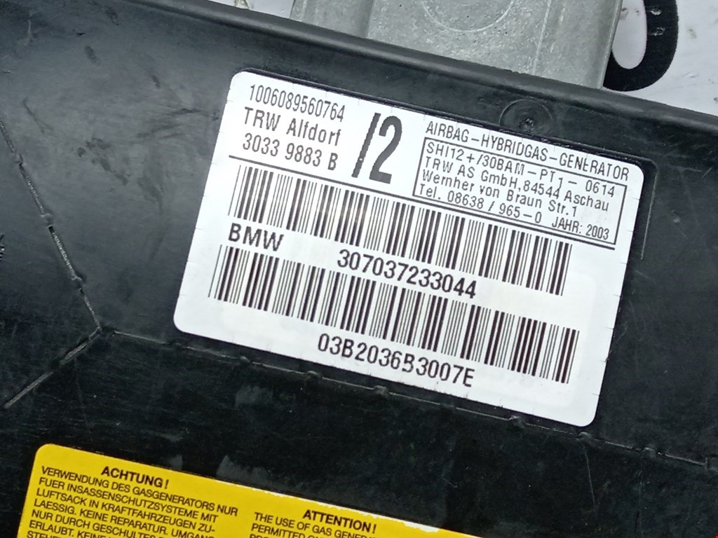 Подушка безопасности в дверь BMW X5 E53 1999-2006