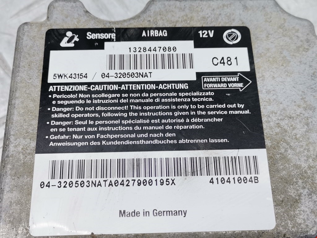 Блок управления AIR BAG CITROEN Jumper 244 2002-2006