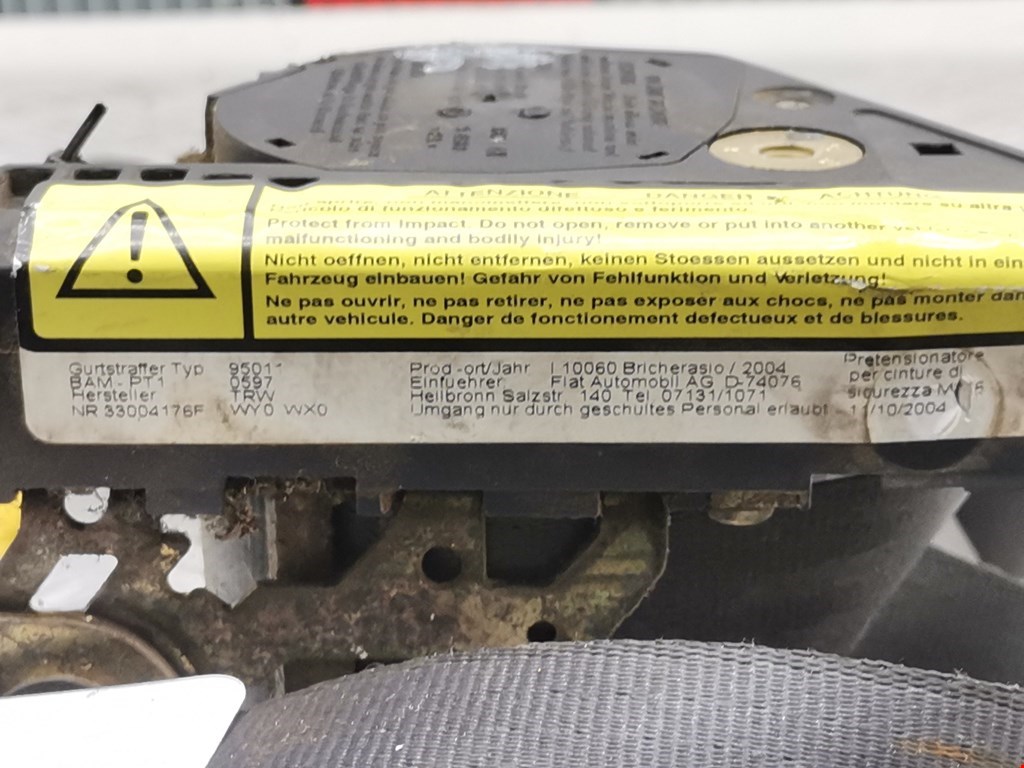 Ремень безопасности передний правый CITROEN Jumper 244 2002-2006