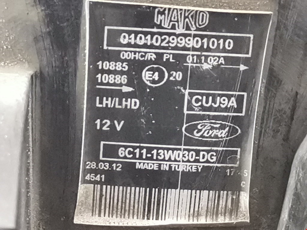 Фара левая FORD Transit 2006-2014