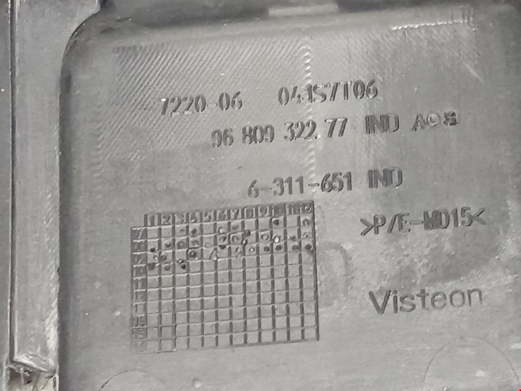 Консоль PEUGEOT Partner 2008-2018