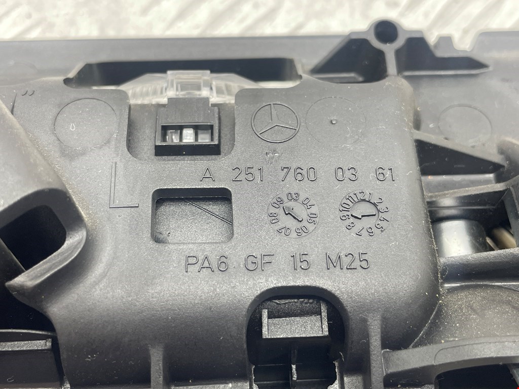 Ручка дверная задняя внутренняя левая MERCEDES-BENZ R-Class W251 2005-2017