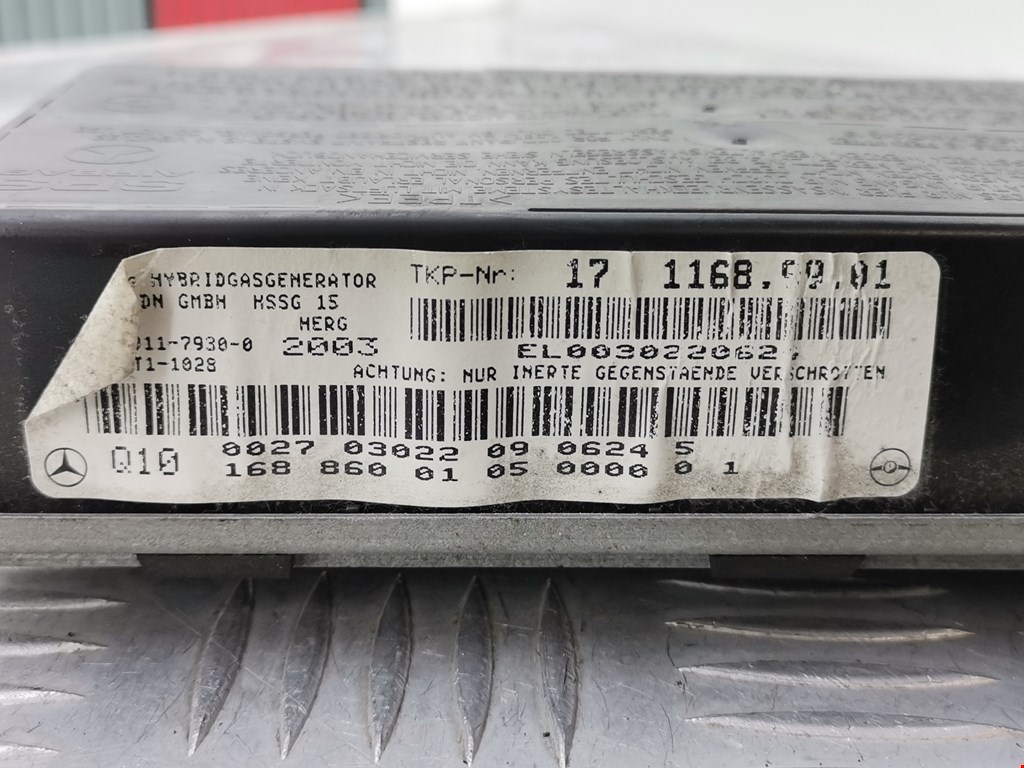 Подушка безопасности в дверь MERCEDES-BENZ Vaneo 2001-2005