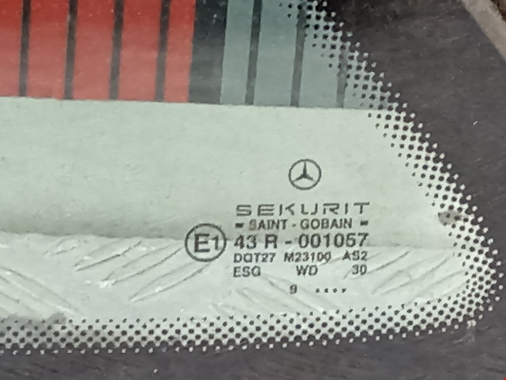 Стекло кузовное глухое правое MERCEDES-BENZ A-Class W168 1997-2004