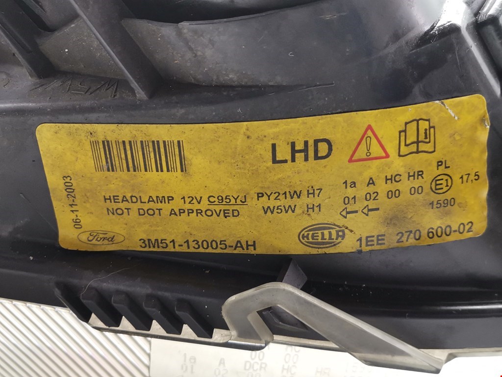 Фара правая FORD C-MAX 2003-2010