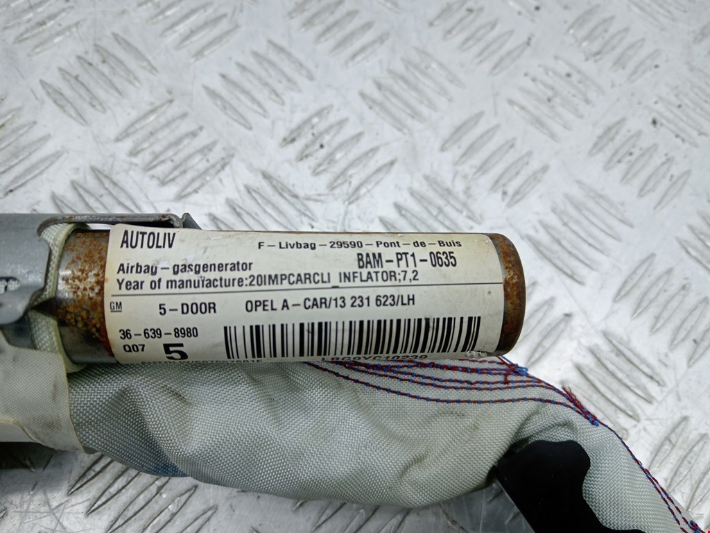 Подушка безопасности боковая (шторка) OPEL Astra H/Family 2004-2015