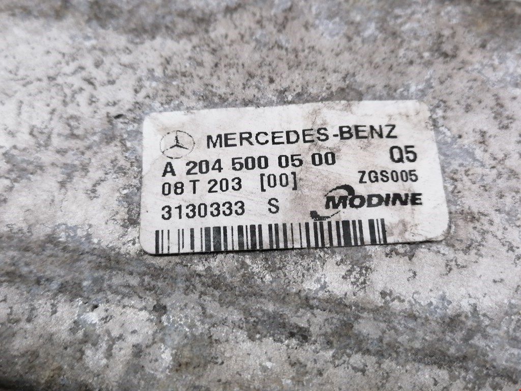 Интеркулер (радиатор интеркулера) MERCEDES-BENZ C-Class C-klasse W204 2007-2015