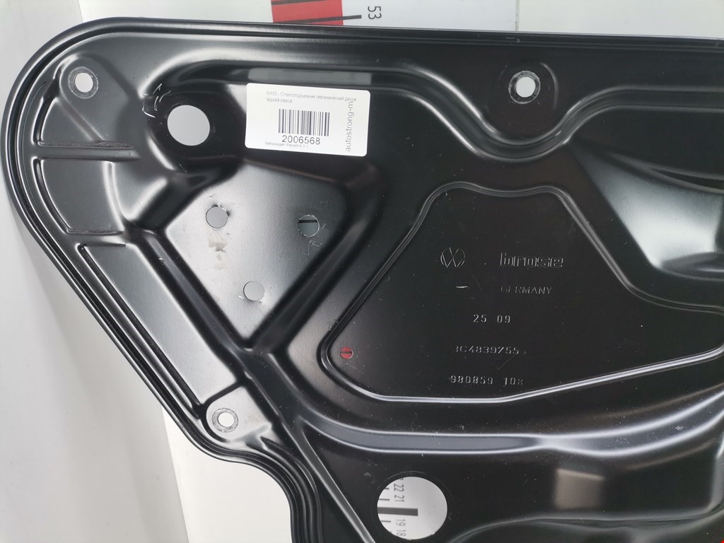 Стеклоподъемник задний левый VOLKSWAGEN Passat B6 2005-2011