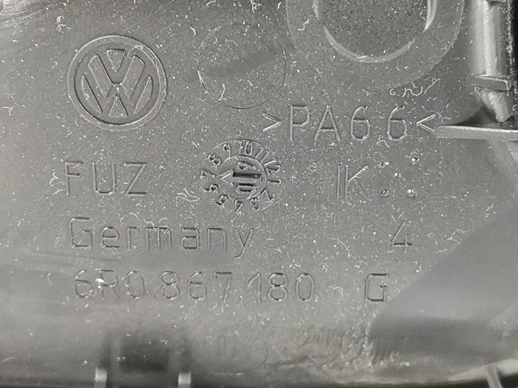 Ручка дверная задняя внутренняя правая VOLKSWAGEN Polo V HB 2009-2017