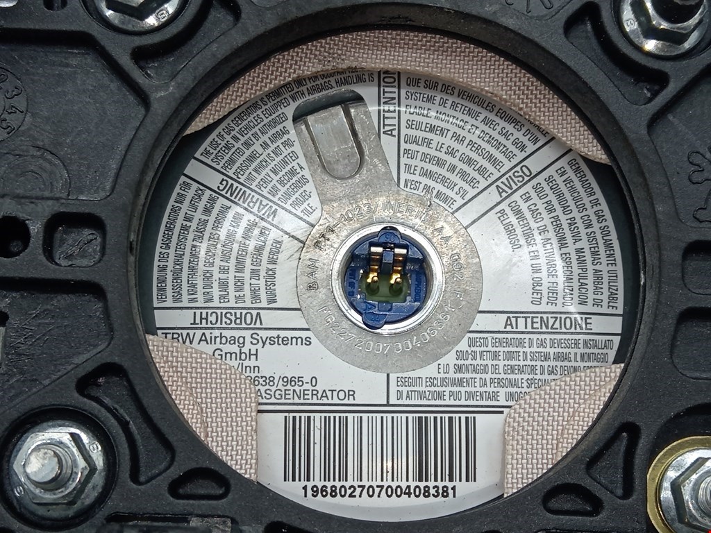 Подушка безопасности в рулевое колесо PEUGEOT Partner 1996-2009