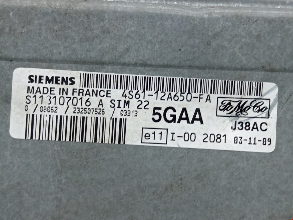 Блок управления двигателя (ЭБУ) MAZDA Mazda 2 DY 2003-2007