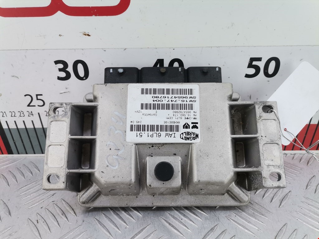 Блок управления двигателя (ЭБУ) PEUGEOT 307 2001-2008